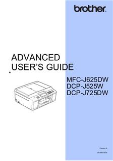 Brother MFC J4625DW manual. Camera Instructions.